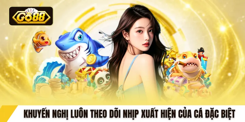 Khuyến nghị luôn theo dõi nhịp xuất hiện của cá đặc biệt