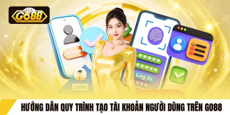 Hướng dẫn quy trình tạo tài khoản người dùng trên GO88